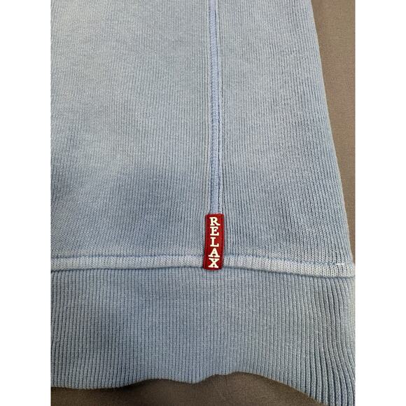 Tommy Bahama RELAX Collection Light Blue Quarter Zip-Pullover 3XL/3TG TR21966 - Picture 7 of 12